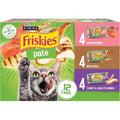 Purina Friskies wet cat food variety pack front view showing 24 cans