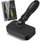 Comotech 3 Piece Cat Grooming Kit front view showing brush, clipper, and comb.