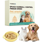 Yossoa Hairball Control Cat Freeze Dried Treats Pure Chicken Breast And Salmon Formula Natural Digestive Health High Protein Raw Snacks Pack Of One