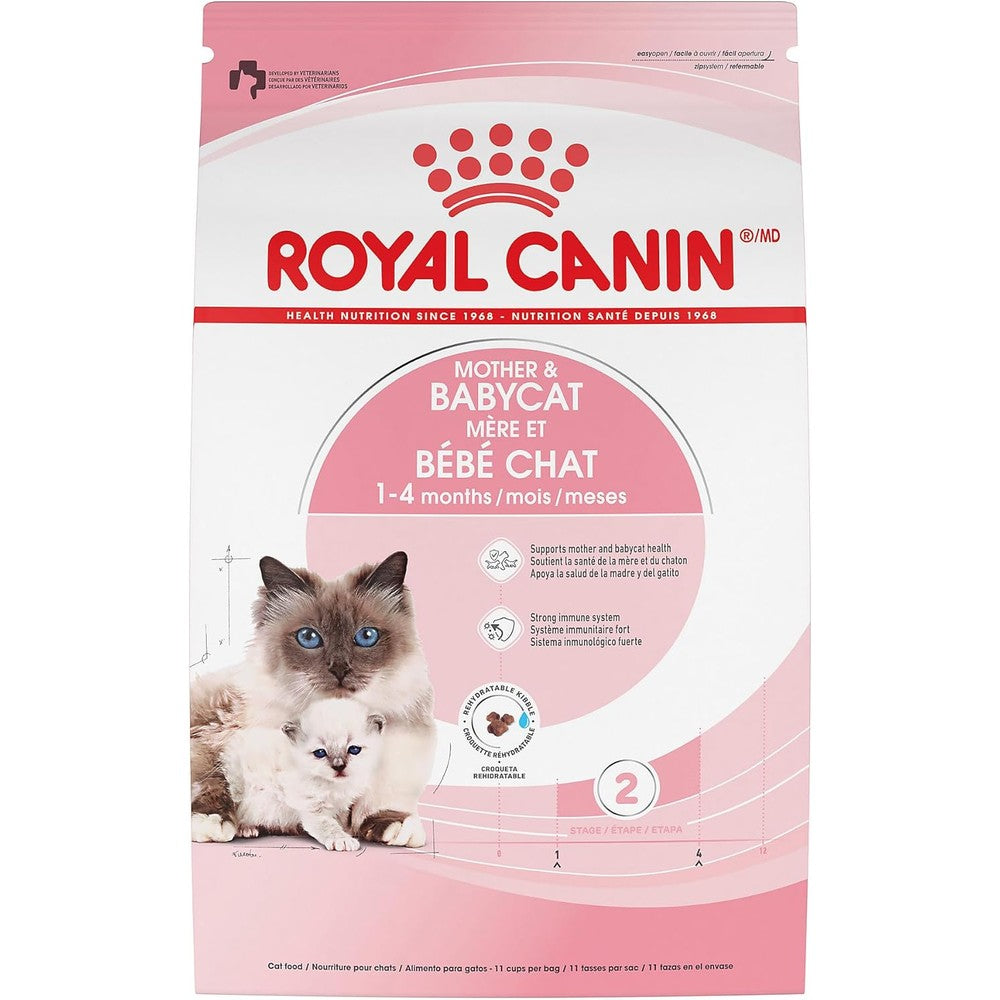 Royal Canin Feline Health Nutrition Mother And Babycat Queen Dry Cat Food For Pregnant Cats And First Age Kittens 3 Pound Bag