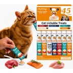 Inaba Chef Kitty Puree Pops Lickable Cat Treats Variety Pack With Chicken And Seafood Grain Free Creamy Puree For Cats 45 Tubes
