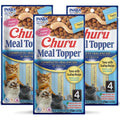 Inaba Churu Meal Topper For Cats Complete And Balanced Creamy Lickable Puree Tuna With Scallop Recipe 0.5 Ounce Tube 12 Tubes Total