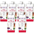 Cafe Nara Grain Free Beef Bone Broth Wet Food Topper For Dogs And Cats 1.1 Pounds Pack Of 6 Natural Hydration Support