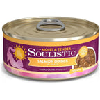 Soulistic Moist And Tender Salmon Dinner In Gravy Wet Cat Food 5.5 Ounce Can Pack Of 8