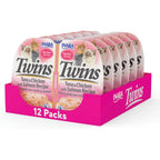 Inaba Twins For Cats Tuna And Chicken With Salmon Recipe Wet Cat Food Side Dish Topper 12 Servings 1.23 Ounces Each