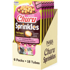 Inaba Churu Sprinkles Soft And Chewy Cat Treat Meal Topper Tuna And Salmon Recipe 1.05 Ounce 18 Packs