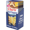 Inaba Churu Meal Topper For Cats Complete And Balanced Creamy Lickable Puree Chicken With Cheese Recipe 0.5 Ounce Tube 24 Tubes