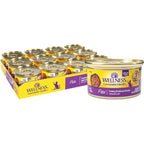 Wellness Complete Health Grain Free Pate Adult Canned Wet Cat Food Turkey And Salmon Recipe 3 Ounce Pack Of 24
