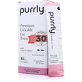 Purrly Squeezable Cat Treats Wet Healthy Interactive Hydrating Human Grade Tuna And Salmon With Omega 3 And 6 For Skin And Coat 30 Count
