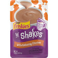 Purina Friskies Lil Shakes chicken cat food topper front view pack of sixteen