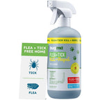 BugMD Natural Flea and Tick Spray 16 ounce bottle front view