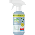 BugMD Flea and Tick Spray 16 ounce front view showing essential oil ingredients