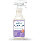 Wondercide Rose Flea and Tick Spray 16 fluid ounce bottle front view for natural pet protection.