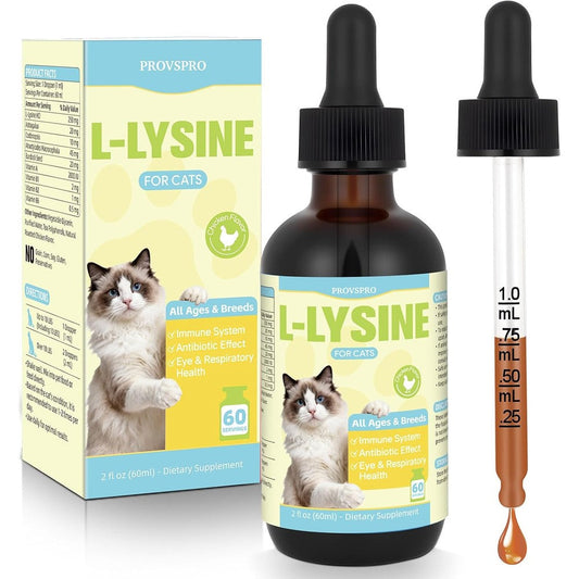 Santkol L-Lysine for cats liquid drops front view packaging