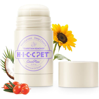 HICC PET Eye Balm for dogs and cats front view packaging stick.