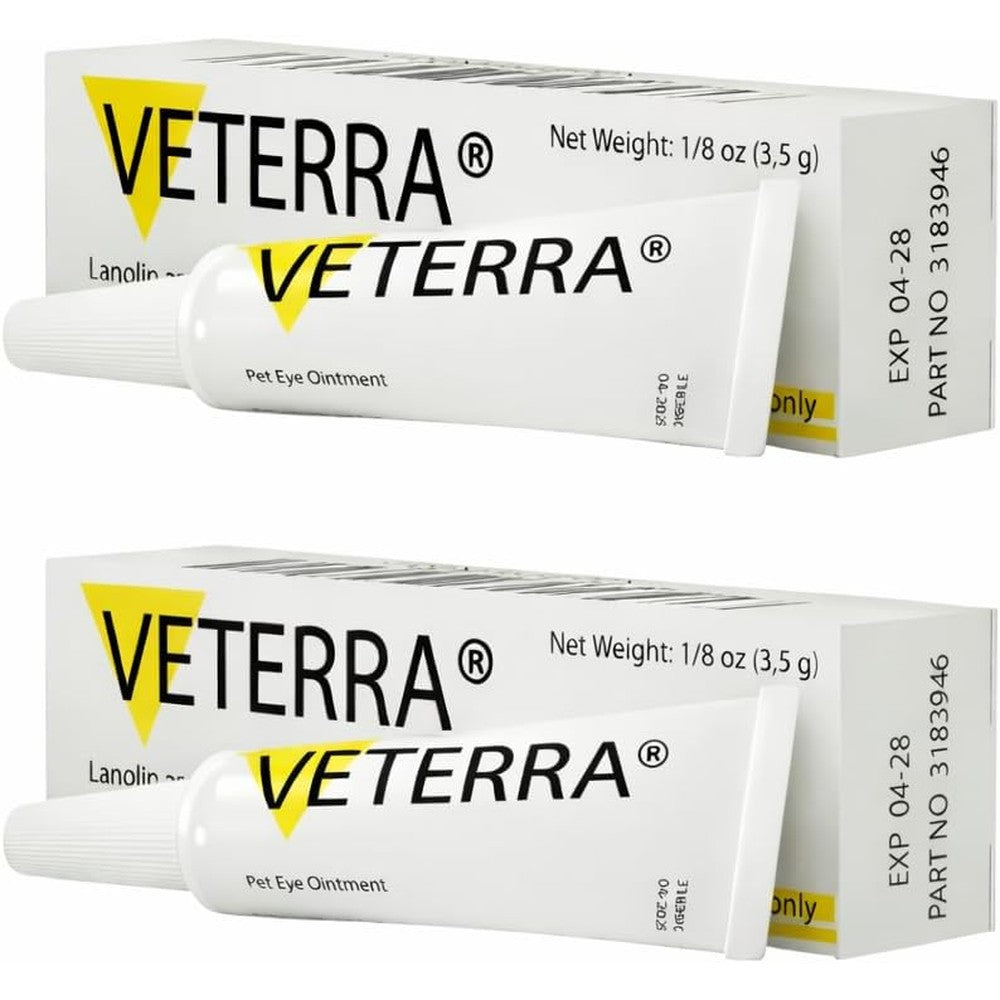 Veterra Eye Health Cream for pets front view authentic USA imported pet eye care treatment.