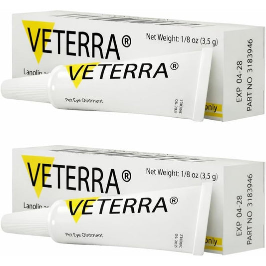 Veterra Eye Health Cream for pets front view authentic USA imported pet eye care treatment.