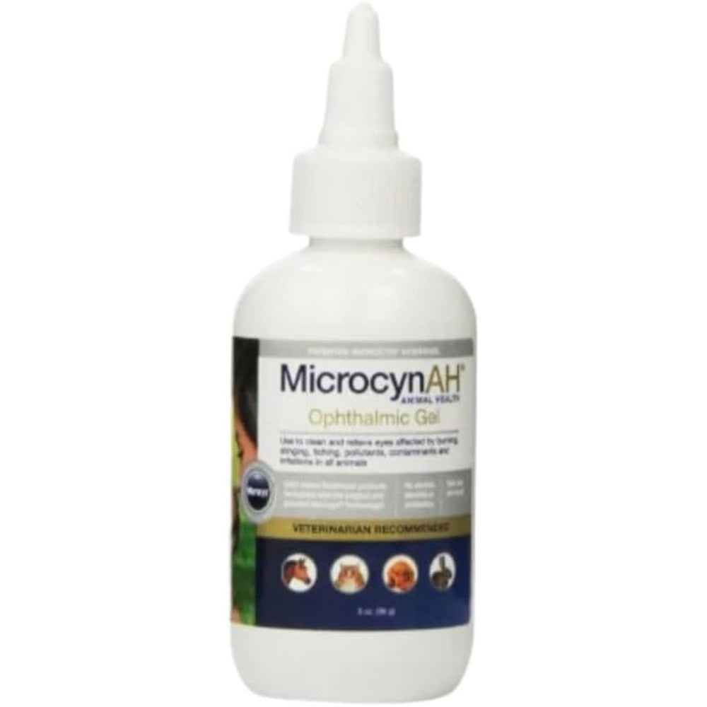 Manna Pro MicrocynAH Ophthalmic Gel for Cats front view premium pet eye care hydrogel
