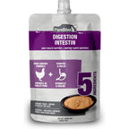 PureBites Plus Squeezables cat treat front view pouch for gut health