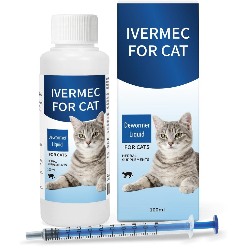 BiKontrun LuxeVib broad spectrum cat dewormer liquid front view packaging
