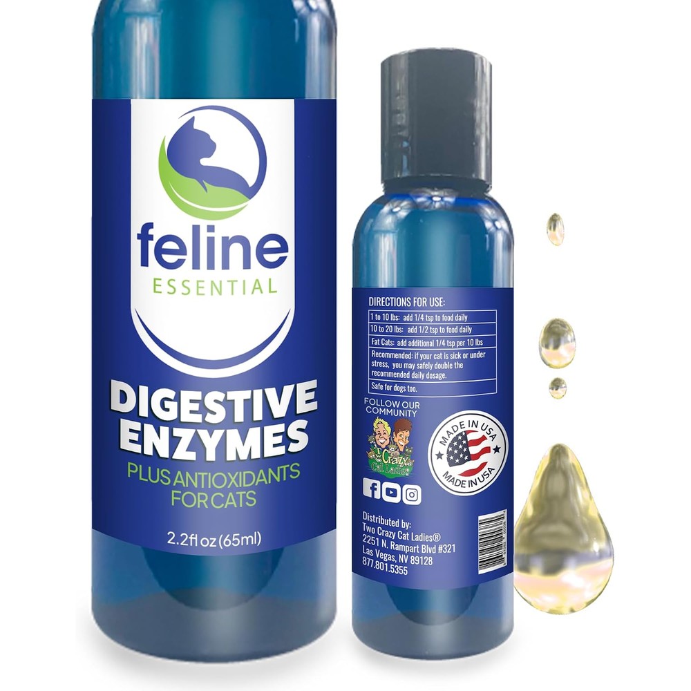 Feline Essential Catalyst Antioxidant Enzyme Formula for Cats front view bottle