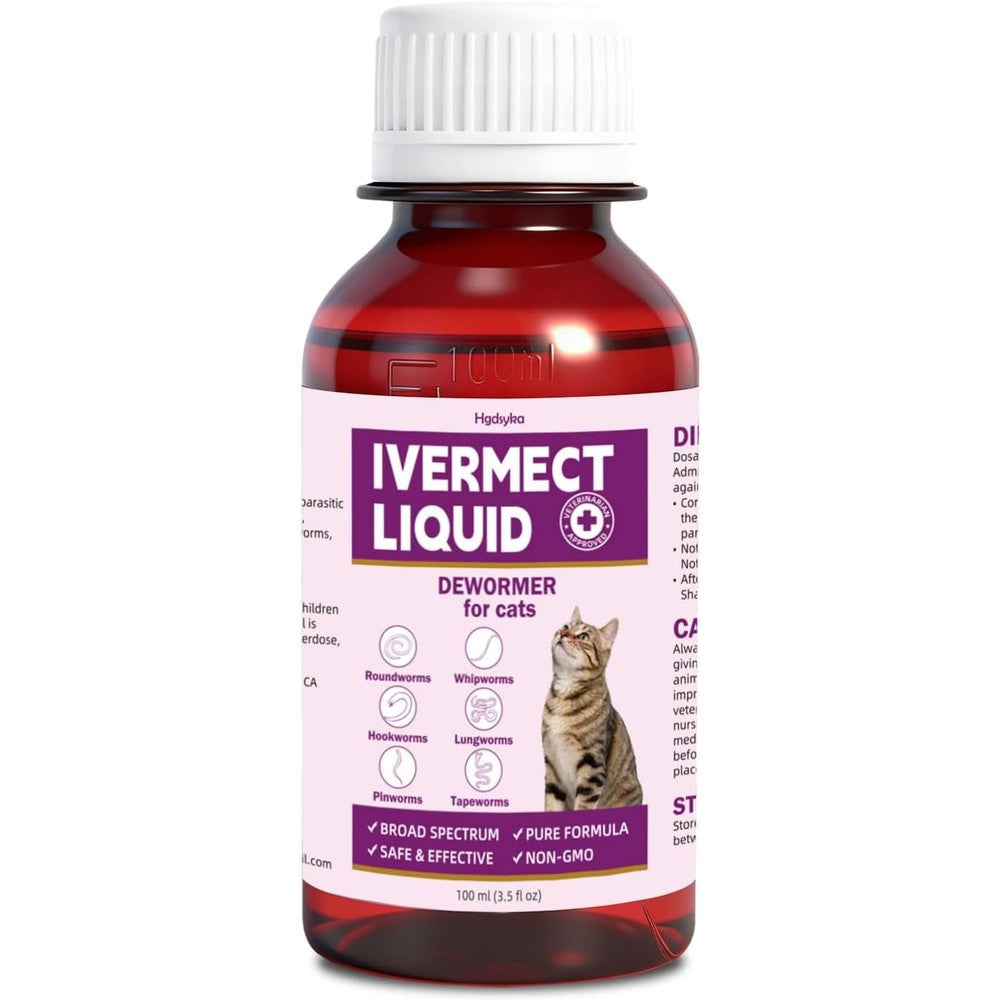 BiKontrun broad spectrum cat dewormer liquid front view packaging
