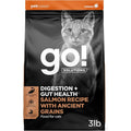 Go Solutions Digestion and Gut Health Salmon Dry Cat Food 3 pound bag front view