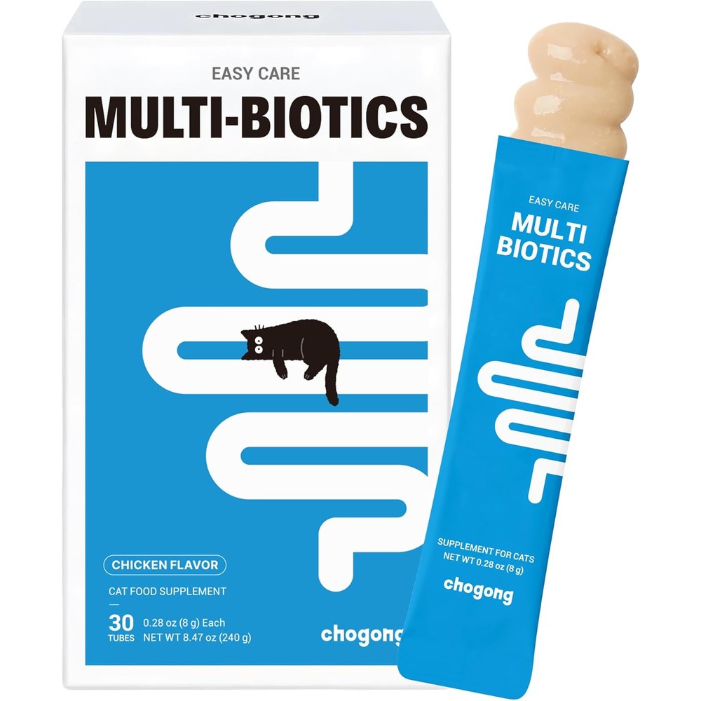 Chogong Easy Care Multi Biotics cat probiotic supplement front package view