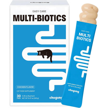 Chogong Easy Care Multi Biotics cat probiotic supplement front package view