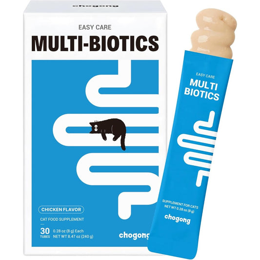 Chogong Easy Care Multi Biotics cat probiotic supplement front package view