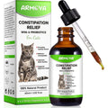 ARMOYA cat constipation relief liquid bottle front view for feline digestive care