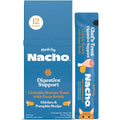 Made by Nacho digestive support lickable cat mousse treats box front view