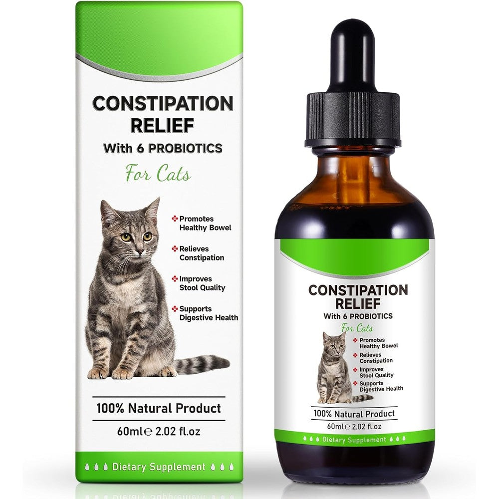 Netwik Cat Constipation Relief Laxative Liquid front view bottle for feline digestive care.