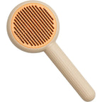 Flynovate Persimmon Style Self Cleaning Pet Massage Comb front view