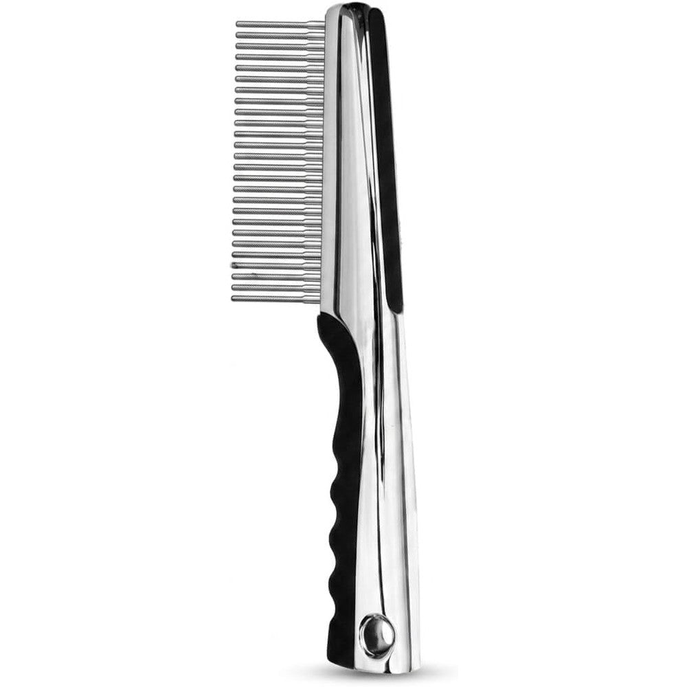 Resco professional anti-static rotating pin comb front view