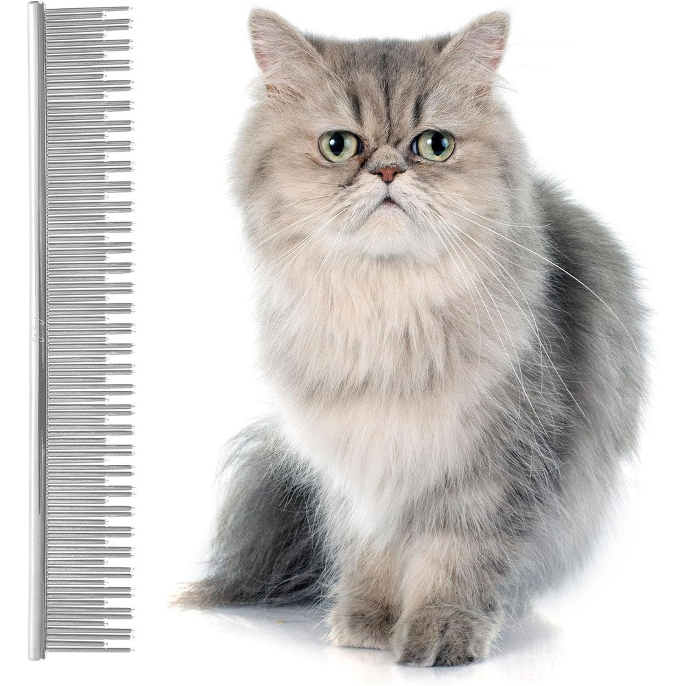 Eye Envy ProGlide 6 inch cat deshedding comb front view