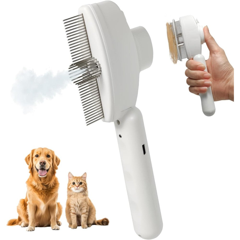 Livekey Cat Comb with Steam front view