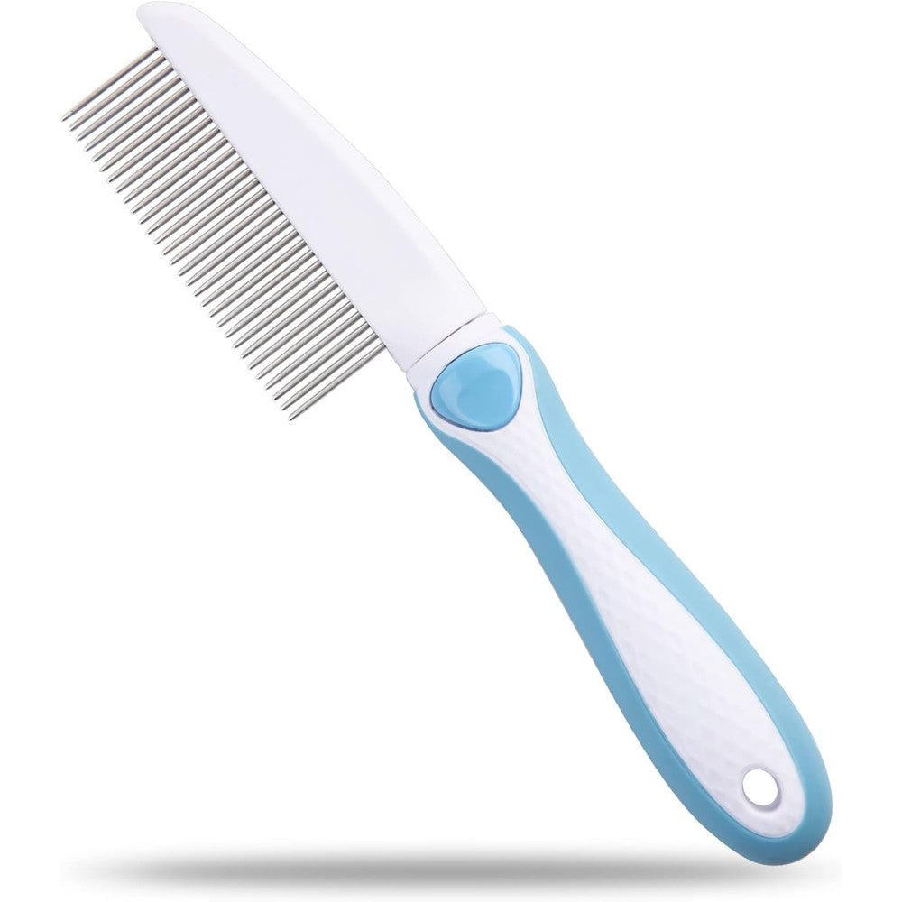 Ordermore professional stainless steel dog and cat grooming comb front view