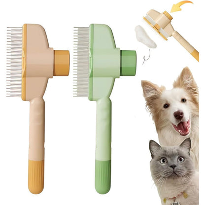 TemApex 2PCS Pet Comb front view grooming tool