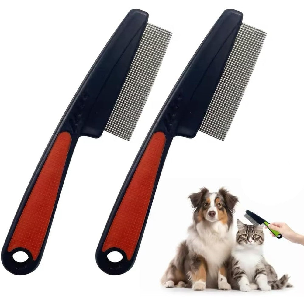Rowpoz multifunctional pet flea comb front view