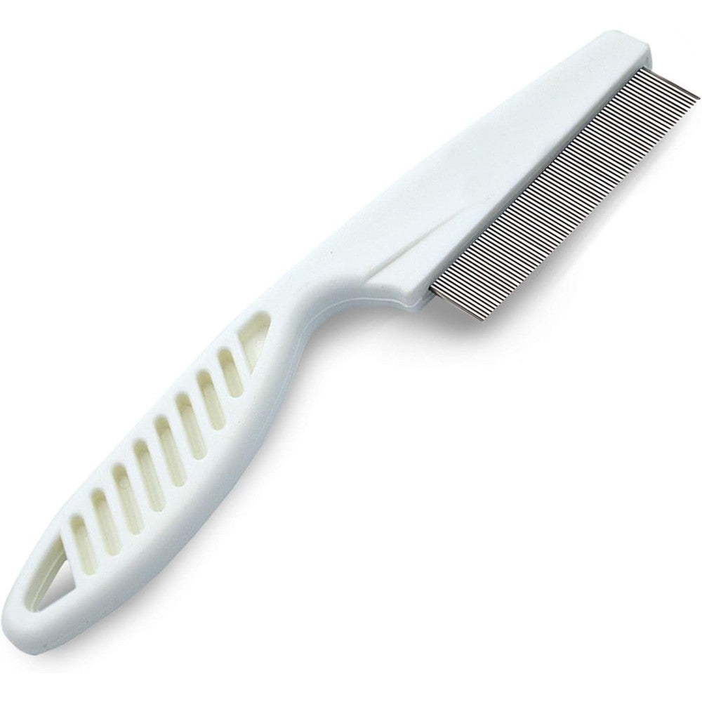 SunGrow detangling pet comb front view with stainless steel pins