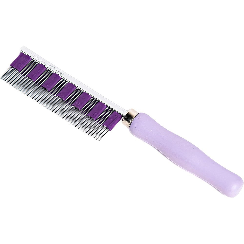 Small Pet Select Hair Buster Comb front view metal grooming tool