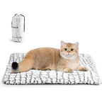Petace Self Warming Cat Bed Ultra Soft Noiseless Thermal Heating Pad Blanket For Cats And Small Dogs Non Slip Medium Size 24 Inches By 18 Inches