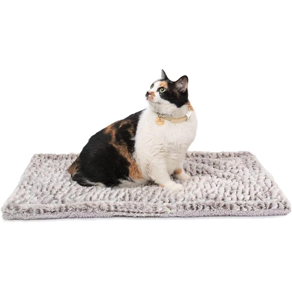 Mora Pets Self Warming Cat Bed Thermal Heated Cat Mat Noiseless Pet Blanket For Indoor And Outdoor Cats And Small Dogs 27.5 Inches By 18.5 Inches