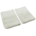 Sherpa Replacement Liners For Travel Pet Carriers White Large Two Pack Absorbent Dog And Cat Kennel Crate Pads With Waterproof Backing
