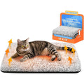 WanpeeGoo Self Warming Cat Bed Heated Pet Mat Upgraded Thermal Foil Heating Pad Removable Washable Cover 15 Inches By 19 Inches