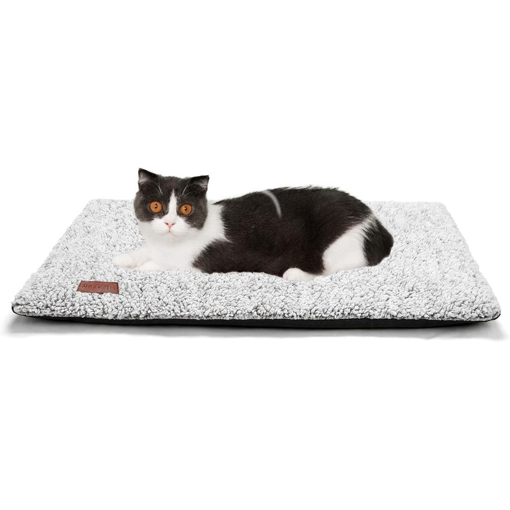 Mora Pets Self Warming Cat Bed Extra Warm Thermal Pet Pad Non Electric Heating Mat With Removable Washable Cover Gray 24 By 18 Inches