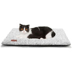 Mora Pets Self Warming Cat Bed Extra Warm Thermal Pet Pad Non Electric Heating Mat With Removable Washable Cover Gray 24 By 18 Inches