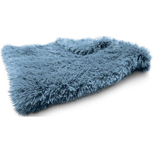 Whiskers & Friends Calming Cat Blanket for Indoor Cats and Small Dogs Washable Cozy Plush Pet Throw Blanket Soft Grey 31 Inches by 21 Inches