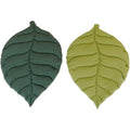Premium Leaf Shape Reversible Pet Blanket Double Sided Cotton Mattress Pad Cover for Cats and Small Puppies Light Green Color